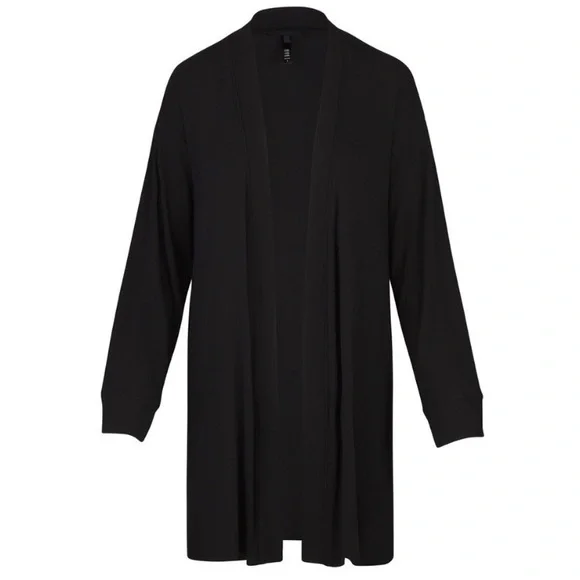 SKIMS Soft Lounge Robe Cardigan Black Onyx Medium - Picture 1 of 5